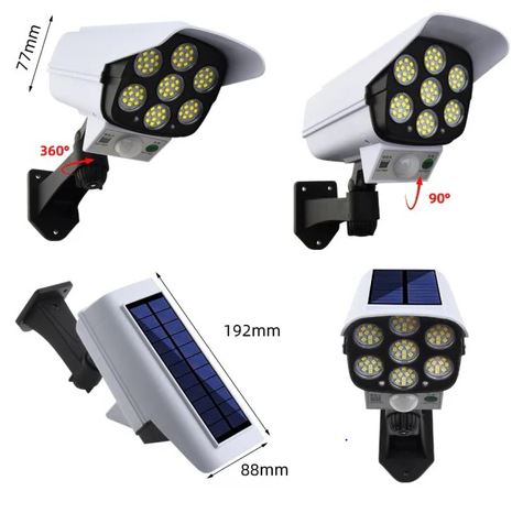 Miniatura 3 de Lampara exterior con panel solar